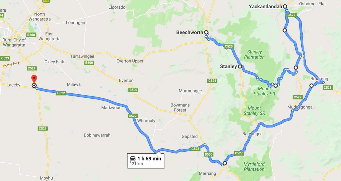 AAT route map