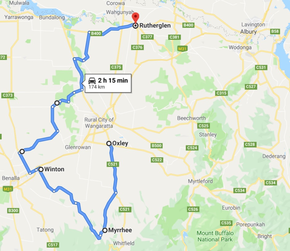 AAT route map